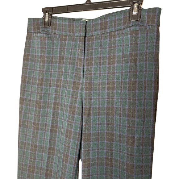 Talbots Pants - Talbots Signature Plaid Ankle Pants Womens 10 Career Preppy Business Casual